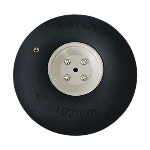 kokiya Large Rubber Core Model Airplane Wheel Inflatable Stable Tire for RC Plane Wheel 4 Inch