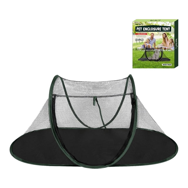 Carpa para Mascotas Pet Enclosure Rest-Eazzzy para Gatos, Exterior, Verde Oscuro