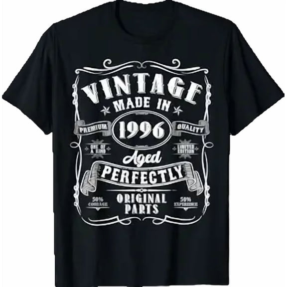 Vintage 30th Birthday Decorations Men Funny 1996 30 Birthday T-Shirt