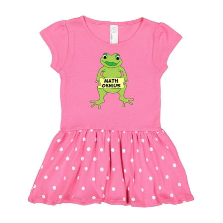 

Inktastic Math Genius Frog Gift Baby Girl Dress