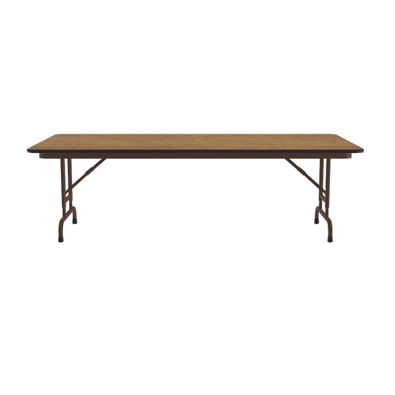 Correll Adjustable Height Thermal Fused Laminate Top Folding Table 30x60"