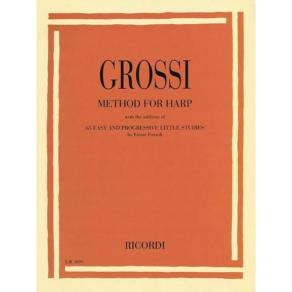 Method for Harp: With 65 Easy & Progressive Little Studies, (Paperback)