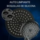 thumbnail image 3 of Cabezal de Ducha Regadera Alta Presión, 6'' Regadera Circular De Telefono con Ajustable dn 360 Grados, 1.2m Tubo,5 Modos Ducha (Negro), 3 of 6