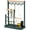 Green, variant on Jewelry Stand Holder Organizer, 4-Tier Necklace Holder with Ring Tray, 10 Hooks Necklaces Hanging Small Jewelry Display Storage Tower Tree for Bracelets Earrings Watches -Medium, Purple