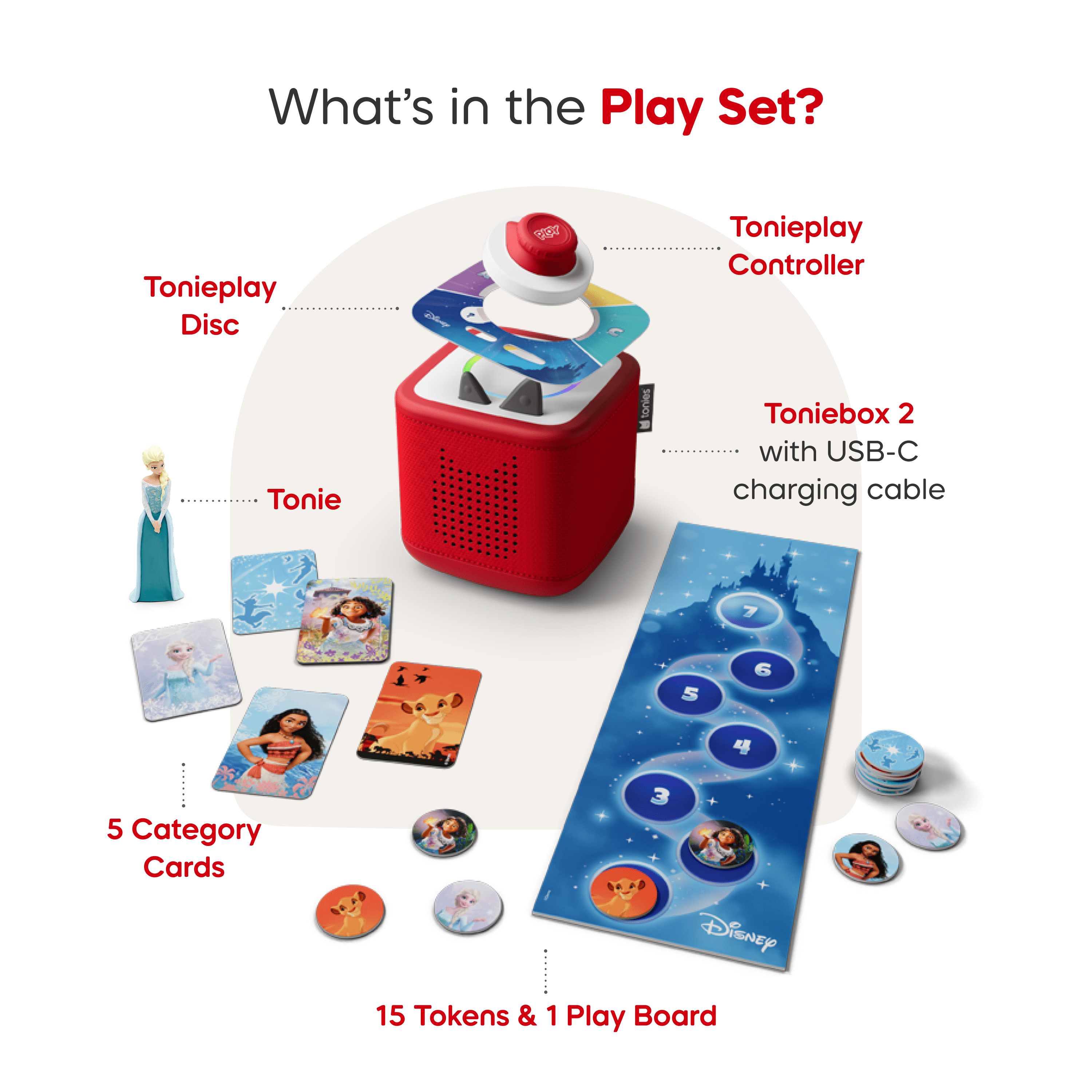 tonies Toniebox 2 Play Set - Disney Frozen - Sky Blue