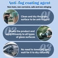 thumbnail image 4 of Coating Glass, Micro-Molecular Anti-Fog Coating Agent Wiper, All-purpose Anti-fog Agent Wiper, Magic Gem Anti-Fog Coating, Anti Fog for Car Windshield, Windows, Mirrors, Glasses, Helmet (2), 4 of 9