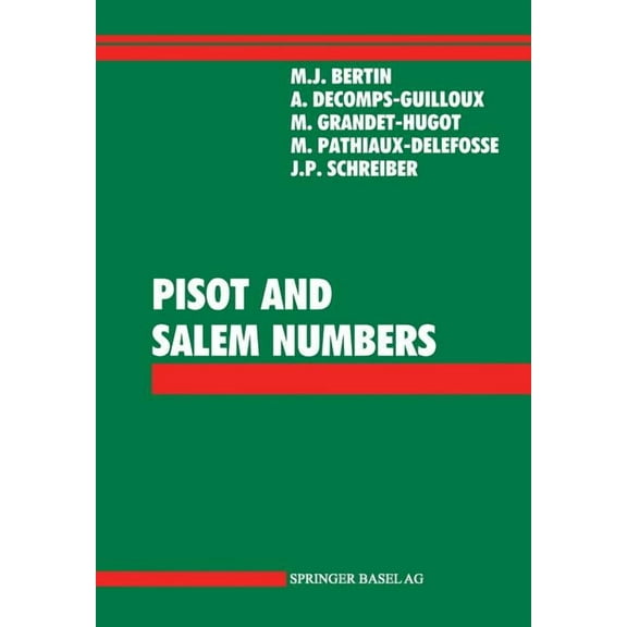 Pisot and Salem Numbers, (Paperback)