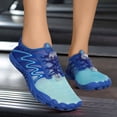 thumbnail image 2 of Rokment Water Shoes for Women Men Adult Unsex Quick Drying Barefoot Surf Socks for Beach Swim River Pool Lake Hiking Kayaking Surfing A Size 6.5, 2 of 7