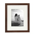 thumbnail image 2 of DesignOvation Gallery Wood Picture Frame (Set of 4), 8" x 10", Walnut Brown, 2 of 6