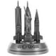 thumbnail image 1 of Estante de escritorio modelo de Metal icónico de Nueva York, pieza decorativa, adorno de gabinete Vintage para coleccionistas entusiastas de la arquitectura, 1 of 5