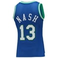 thumbnail image 3 of Women's Mitchell & Ness Steve Nash Blue Dallas Mavericks 1998/99 Hardwood Classics Swingman Jersey, 3 of 3