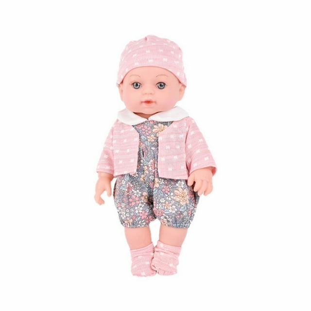 Inch Realistic Baby Girl Doll with Adorable Outfit and Hat for Imaginative Play Learning Activities