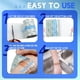 thumbnail image 3 of Vendaje adhesivo transparente vendaje impermeable vendajes adhesivos transparentes cinta elástica para tatuajes natación (3,94 pulgadas x 10,94 yardas), 3 of 5
