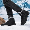 thumbnail image 6 of Mens Womens Snow Boots Winter Barefoot Shoes Warm Fur Lined Short Ankle Booties Outdoor Anti-Slip Wide Toe Box Walking Winter Shoes, 6 of 15