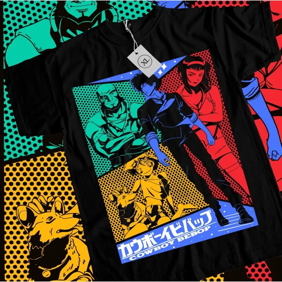 VINTAGE Cowboy Bebop Spike T-Shirt Spiegel Anime Manga mom gift Funny shirt All Size