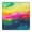 Colorful Tie Dye, variant on Colorful Ink Pattern Square Fitted Tablecloth with Elastic Edge,Square Table Cover,Washable Elastic Table Cover for Home Kitchen Party Decor 34"x34"