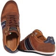 thumbnail image 4 of Pantofola D'Oro Zapponeta Uomo Men's Low Top Lace Up Casual Trainers In Brown Size 9, 4 of 6