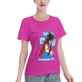 thumbnail image 2 of T-Shirt Basique à Manches Courtes pour Femmes Super Saiyan 04, 2 of 6