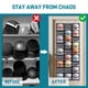 thumbnail image 5 of Organizador de Sombreros Fixwal 27 Bolsillos para Colgar en Puerta Gris, 5 of 7
