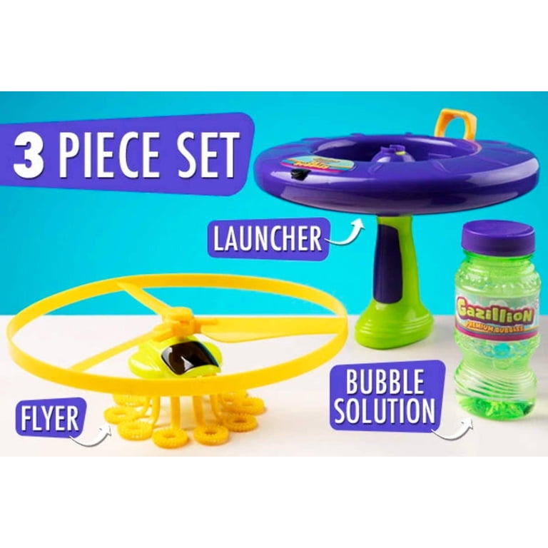 3本セットThe POnist in Glow PenC Bubble1000 Gazillion Sky Bubbles, Manual Bubble Launcher Toy with Bubble