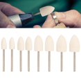 thumbnail image 1 of Ccdes 8pcs Conical Head Wool Polishing Wheel Grinding Head Polishing Tool Accessory,Conical Head,Wool Polishing Wheel, 1 of 8