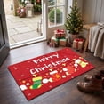 thumbnail image 4 of OVFUIZ Christmas Door Mat 16x24in Diatomaceous Earth Grip-Enhanced Absorbent Rug Christmas Welcome Mat for Entryway Kitchen Living Room Home Decorations, 4 of 7