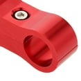thumbnail image 3 of funtasica prasku Car 2-Hole Fuel Hose Separator Clamp Oil Fuel Line Clamps Adapter AN6 Red, 3 of 5