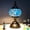 Blue Sea, variant on DIY Kit Mosaic Night Light Corded Turkish Table Lamp USB Powered Bedside Lamps for Home Decor Kitchen Bathroom Office Birthday Dining Table