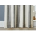 thumbnail image 2 of Black Farmhouse Stripe Light Filtering Curtain Panel, 50x84, 1 Pack, 2 of 5