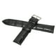 thumbnail image 3 of Correa de reloj de repuesto Jadeshay cuero PU Negro A, 3 of 8