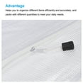 thumbnail image 5 of Unique Bargains A4 Zip File Pouch Document Folders, White, 12 Count, 12 Pack, 5 of 5