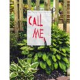 thumbnail image 2 of POGLIP Red Affection Lipstick and Inscription Call Me on Beautify Beauty Garden Flag Decorative Flag House Banner 28x40 inch, 2 of 2