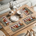thumbnail image 5 of Rooster Placemats Set of 4 Rustic Country Farm Chicken Table Mats Washable Place Mats for Home Party Indoor Kitchen Dining Table Decoration 12x18 Inch, 5 of 6