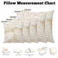 thumbnail image 5 of Throw Pillow Covers, Beige Palm Leaf Decorative Throw Pillow Covers 18x18 Inch, Summer Coastal Botanical Tropical Square Linen Pillow Cases for Couch/Living Room/Sofa, 5 of 9