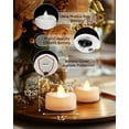 thumbnail image 3 of Merrynights Remote Candles, 12PCS Flameless Tea Lights Candles Battery Operated with Timer, 400+Hours Remote Control LED Tea Lights Votive Candles for Holiday Table Centerpieces Decor, 3 of 7