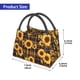 thumbnail image 2 of Easygdp Brown Blue Plaid Sunflower Bolsa de Almuerzo Insulada Reutilizable, Bolsa de Mano y Bandolera para Oficina, Trabajo, Viajes, 2 of 6
