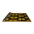 thumbnail image 2 of Ahgly Company Indoor Square Oriental Yellow Modern Area Rugs, 3' Square, 2 of 4