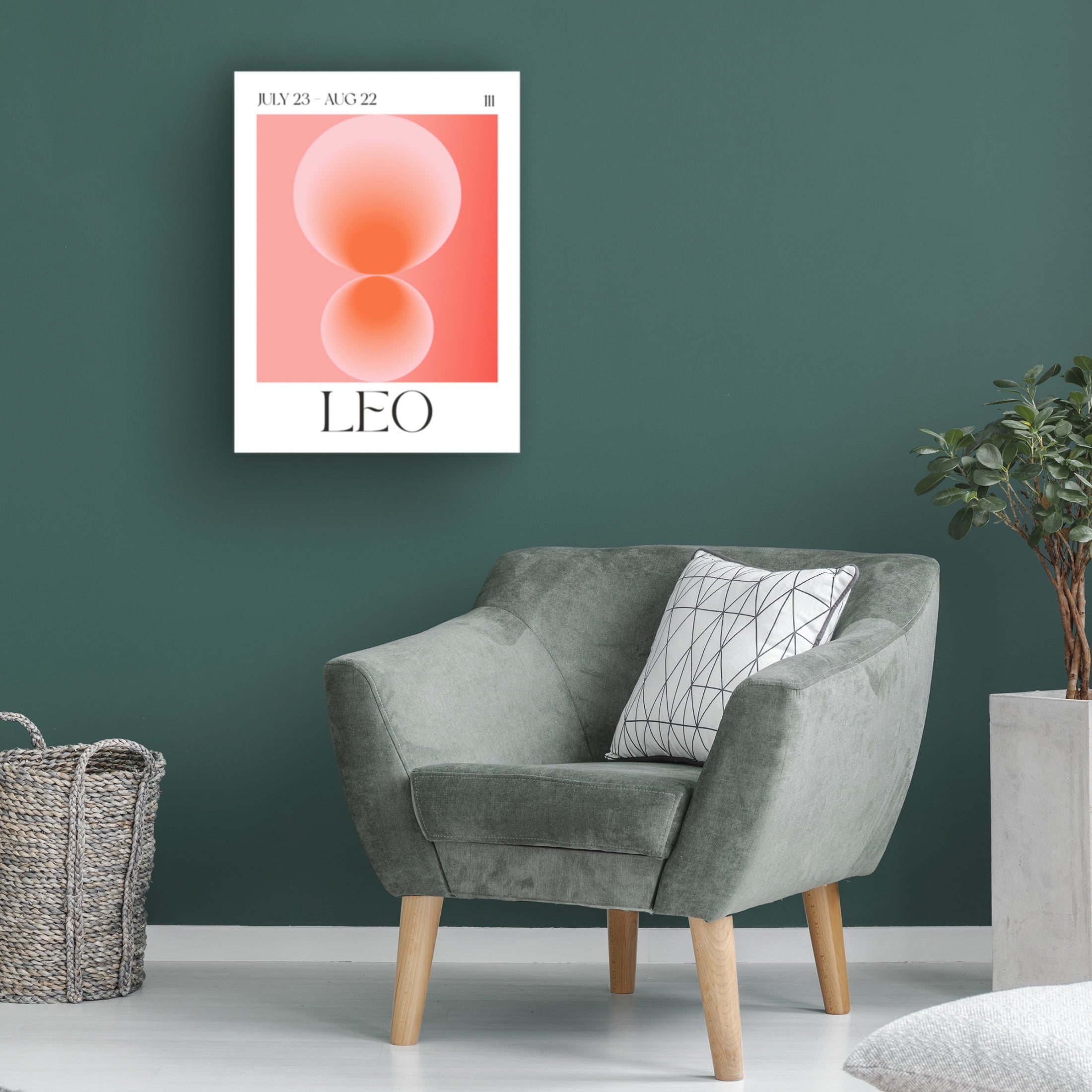 Trademark Fine Art Valeria Castillo Leo Canvas Wall Art