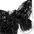thumbnail image 6 of Wattne Black Metallic Tinsel Foil Fringe Curtains, 3.28' x 6.56' (3 Panels), 6 of 8