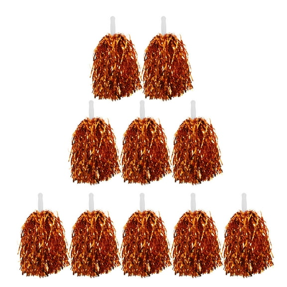 Masteelf 10 Pcs Party Poms Flower Ball Miss 31.50X12.00X7.00CM Golden