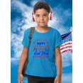 thumbnail image 2 of 4Th Of July Happy T-Shirt Juniors -Image by Shutterstock,  Medium, 2 of 4