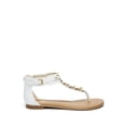 thumbnail image 2 of G By Guess Daniel Women's Thong Sandal 7 BM US, White, 2 of 3