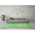 thumbnail image 3 of Ahgly Company Indoor Rectangle Persian Emerald Green Traditional Area Rugs, 7' x 9', 3 of 4