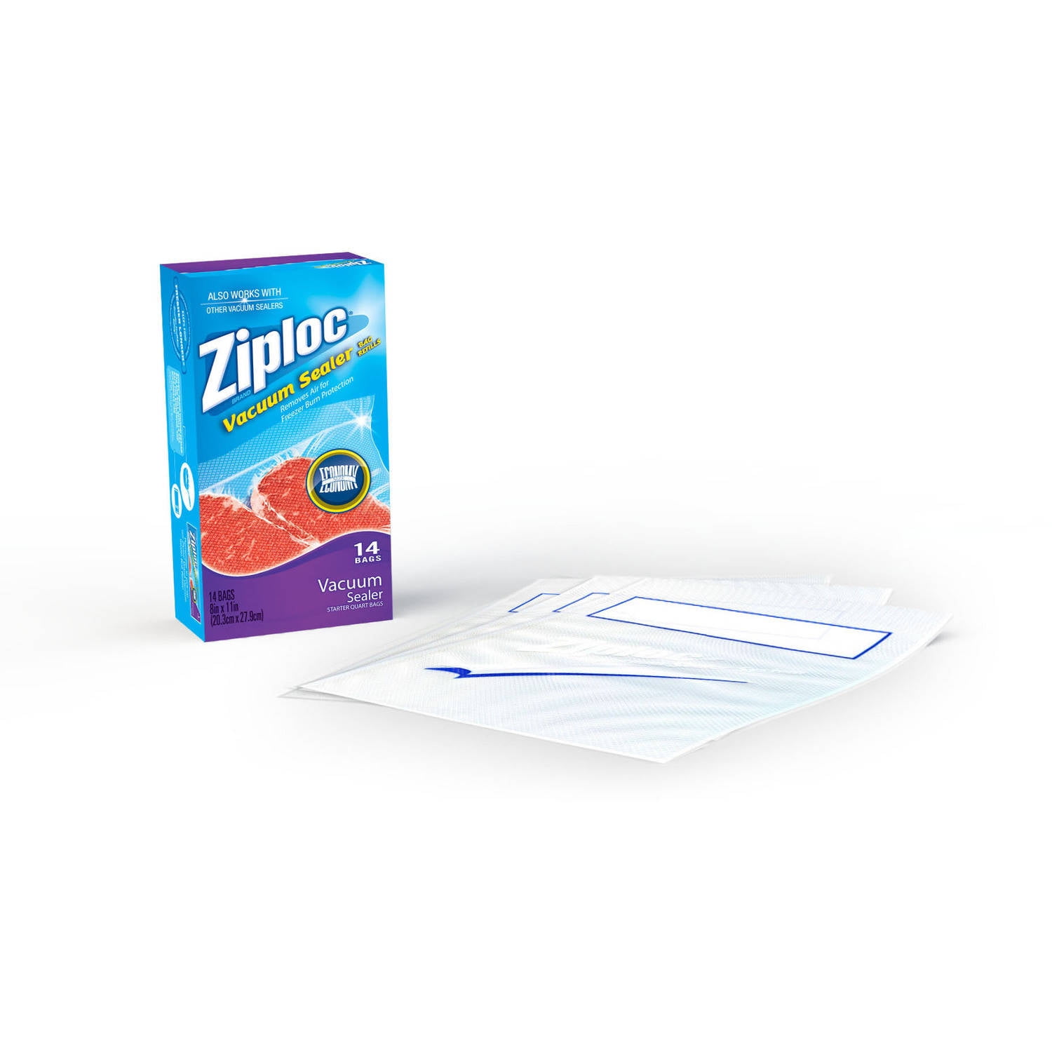 Ziploc Vacuum Quart Bag 20 Count