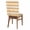 Orange White, variant on Aqua Striped Chair Back Covers, Rustic Farmhouse Stripes Removable Chair Covers for Dining Chairs Set of 8, Washable Chairs Slipcovers Back Seat Protector for Wedding Party 19"x20"