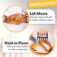 thumbnail image 6 of Bear Claws Meat Shredder for BBQ - Perfectly Shredded Meat, These Are The Meat Claws You Need - Best Pulled Pork Shredder Claw x 2 For Barbecue, Smoker, Grill (Black) Black, 6 of 9