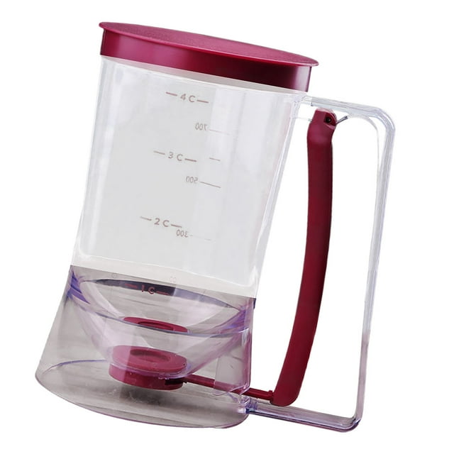 WASHWEPE 1Set Muffin Batter Dispenser for Home Bakers Food Grade Plastic Easy Cleaning Kitchen Tool