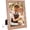 Rose Gold, variant on 4x6 Picture Frame Glitter, Bling 4 by 6 Photo Frames with Real Glass, for Wall or Tabletop Display, Family Wedding Mother's Day (4 x 6, )