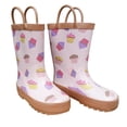 thumbnail image 1 of Foxfire FOX-600-46-11 Childrens Pink Cupcakes Galore Rain Boot - Size 11, 1 of 1