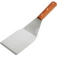 thumbnail image 5 of TrueCraftware- 4" x 5" Hamburger Turner Spatula Stainless Steel with Wooden Handle- Griddle Scraper Pancake Flipper Hamburger Turner for Outdoor Barbecue Turners Tools Food Service Restaurants, 5 of 6